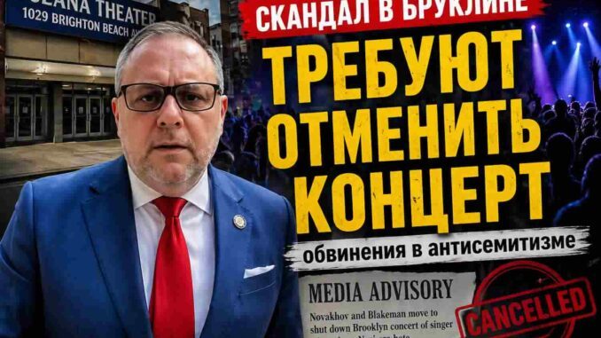 Майкл Новахов требует отменить концерт в Бруклине из-за обвинений в антисемитизме