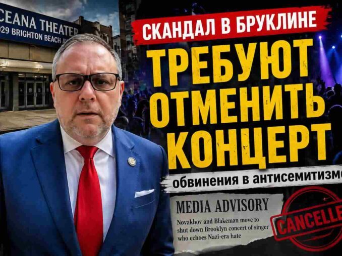 Майкл Новахов требует отменить концерт в Бруклине из-за обвинений в антисемитизме