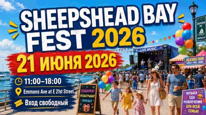 New York Brooklyn Sheepshead Bay Fest 2026: большой летний праздник на Emmons Avenue у воды 21 июня 2026 года - news image