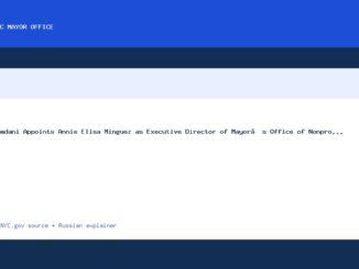 Mayor Mamdani Appoints Annie Elisa Minguez as Executive Director of Mayor’s Office of Nonpro... - NYC Mayor Office official news