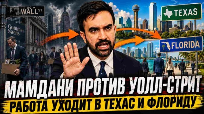 Мамдани и исход рабочих мест с Уолл-стрит: почему налоговая база Нью-Йорка от Goldman Sachs оказалась под угрозой - person in news image