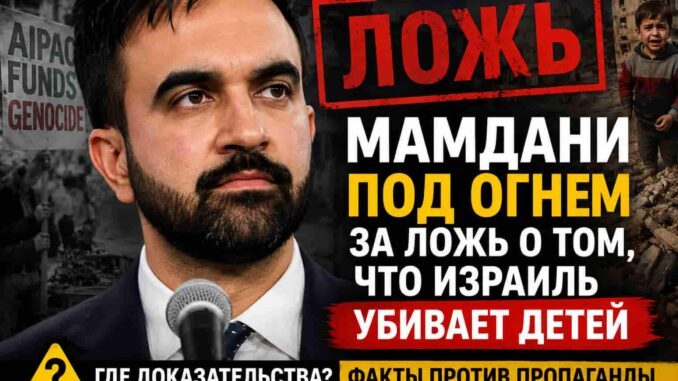 Мамдани снова повторил ложь против Израиля: вместо ответа на вопрос об антисемитской риторике — старый набор пропагандистских обвинений - person in news image