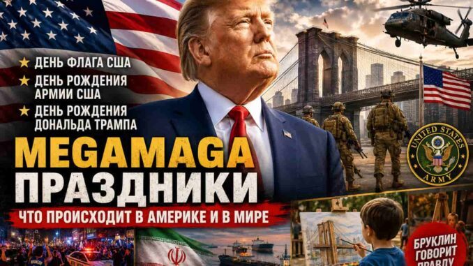 MEGAMAGA-праздники в Бруклине: День флага, армия США, день рождения Трампа и американская энергия - news image