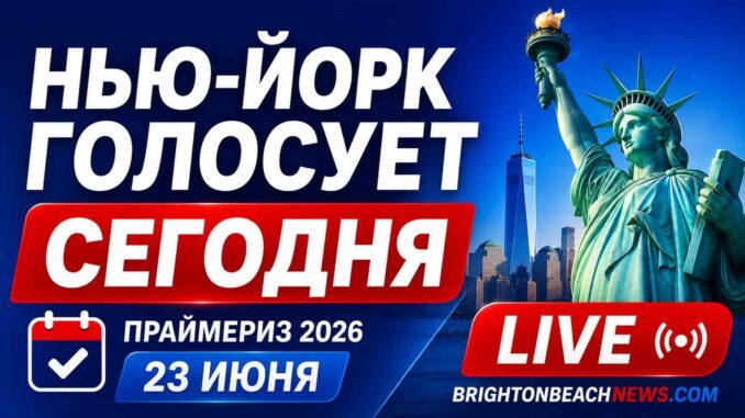 Сегодня в Нью-Йорке проходят праймериз выборы 2026:официальные результаты голосования в реальном времени - news image