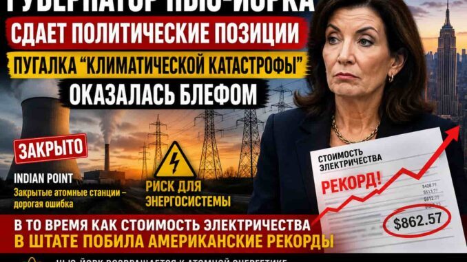 Ядерный разворот Хокул: энергетическая реальность Нью-Йорка столкнулась с политикой климатической паники - news image