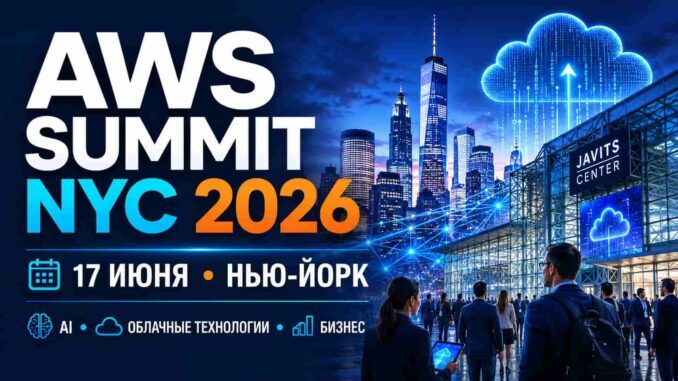 AWS Summit New York City 2026:  конференция по искусственному интеллекту и облачным технологиям пройдет в Нью-Йорке 17 июня приглашаеи - news image