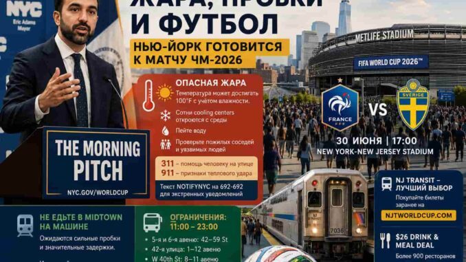 Мэр Мамдани проводит «Утреннюю презентацию» для предоставления обновлений о трафике и погоде -