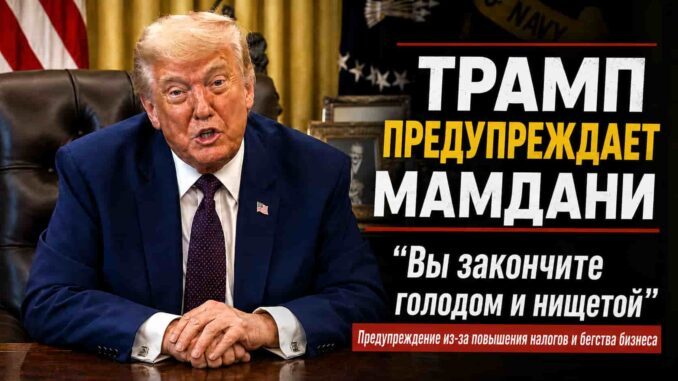 Трамп предупредил Мамдани: повышение налогов может привести Нью-Йорк к голоду, нищете и бегству бизнеса - person in news image