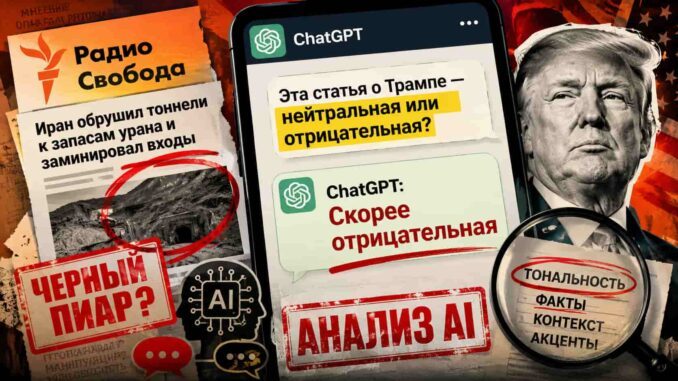 ChatGPT проверил статью Радио Свобода “Кастинг миротворцев”: нейтральная аналитика или очередной «черный пиар» против Трампа? - news image