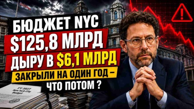 Бюджет Нью-Йорка на $125,8 млрд принят,  городской контролер Левин предупреждает: финансовая дыра города никуда не исчезла - news image