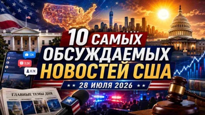 Что обсуждает Америка 28 июля 2026 года: десять главных новостей дня - news image