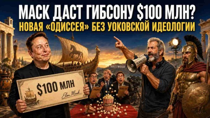 Илон Маск пообещал Мелу Гибсону $100 миллионов на правильную «Одиссею». Почти пообещал - news image