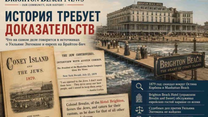 КОНЕЙ АЙЛЕНД И ЕВРЕИ В 1879