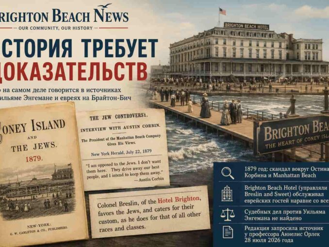 КОНЕЙ АЙЛЕНД И ЕВРЕИ В 1879