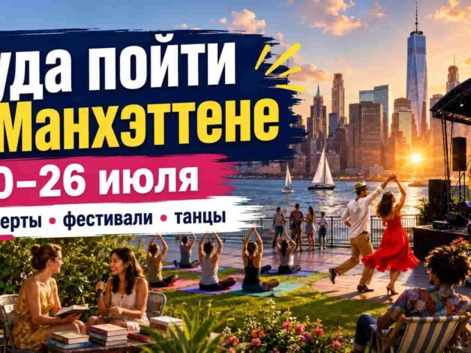 Куда пойти в Нью-Йорке с 20 по 26 июля 2026 года ( Манхэттен и много бесплатного! ) - news image