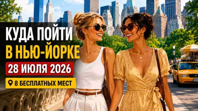 Куда пойти в Нью-Йорке бесплатно 28 июля 2026 года: Шекспир, блюз на Гудзоне и звезды над High Line - news image