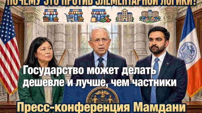 Мамдани провел пресс-конференцию :  «Государство может делать дешевле и лучше, чем частники» - person in news image