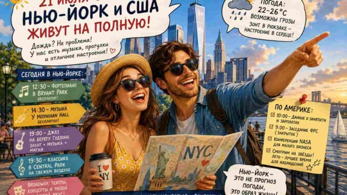 Новости Нью-Йорка и США 21 июля 2026 года:  что ожидает страна и город, и куда стоит пойти в Большом Яблоке - news image