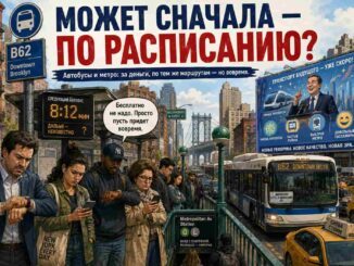 Нью-Йорку обещают быстрые автобусы. А можно для начала — обычные, но вовремя?