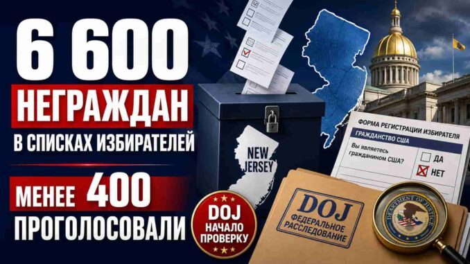 Нью-Джерси признал: 6 600 неграждан внесли в списки избирателей — сотни успели проголосовать.  Обвинения Трампа о нечестности на выборах документально  подтверждены - news image
