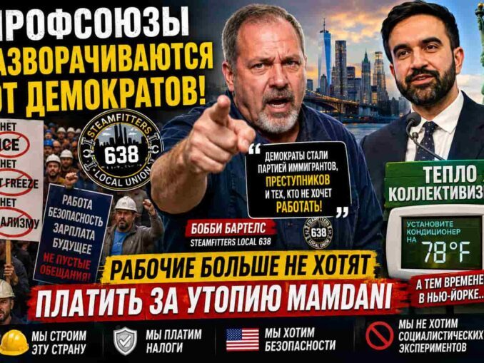 Нью-Йорк. Профсоюзный холодный душ для демократов: рабочие Нью-Йорка не хотят жить в “тепле коллективизма”