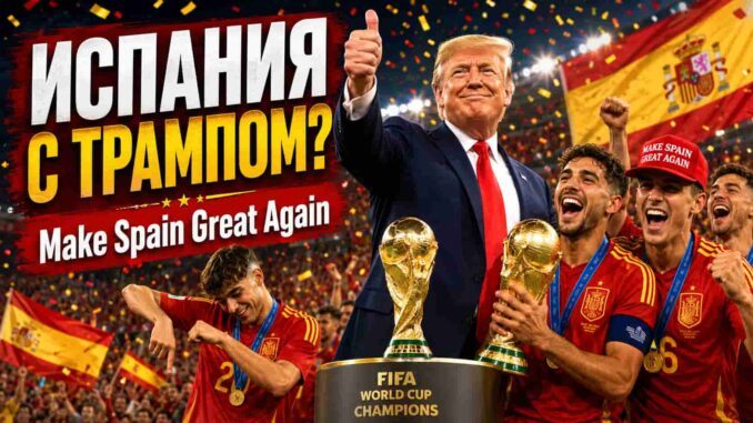 «Сделаем Испанию снова великой»: футболисты, Трамп и политический спор вокруг финала чемпионата мира - news image