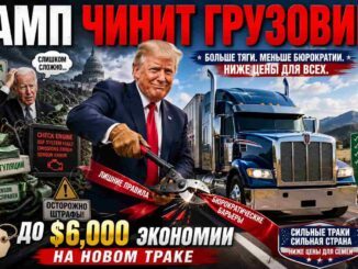 Трамп чинит грузовики после “экологического квеста” Байдена: EPA обещает сэкономить дальнобойщикам до $6,000 на новом траке - news image