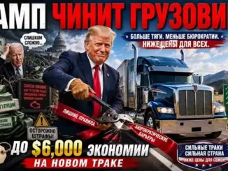 Трамп чинит грузовики после “экологического квеста” Байдена: EPA обещает сэкономить дальнобойщикам до $6,000 на новом траке - news image