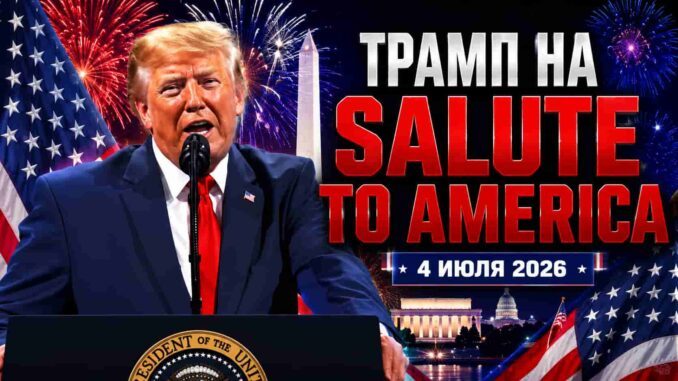 Трамп выступил на Salute to America: Америка отметила 250-летие независимости как живая нация, а не музейный экспонат ( Видео) - news image