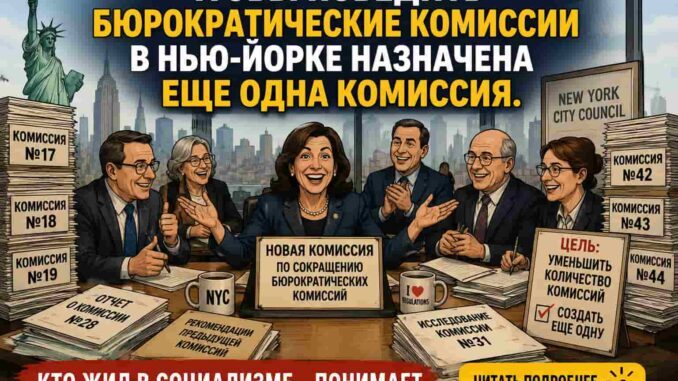 Чтобы победить бюрократические комиссии , Нью-Йорк создаст ещё одну комиссию - news image