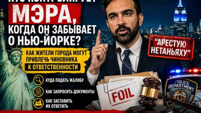 Мэр Мамдани забыл, что  его наняли  жители  Нью-Йорка чинить улицы, а не работать для иностранных прокуров? - person in news image