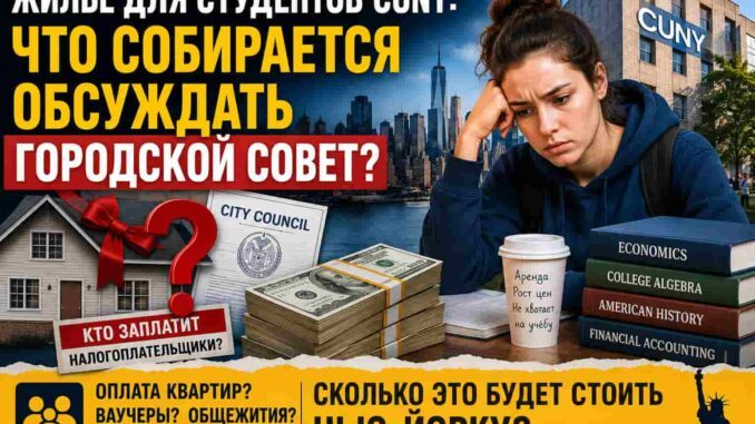 Жильё для студентов CUNY: Нью-Йорк обсудит помощь молодёжи, но кто за это заплатит ? - news image