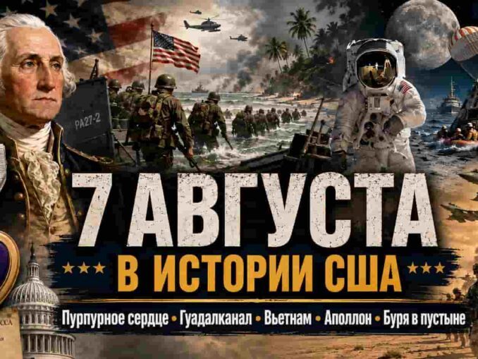 7 августа в истории США: Пурпурное сердце, Гуадалканал, Вьетнам, «Аполлон-15» и «Буря в пустыне» - news image