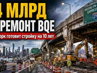 Что обсуждают в Нью-Йорке социальные сети утром 25 августа ? $4 миллиарда на ремонт Brooklyn-Queens Expressway который будет идти 10 лет