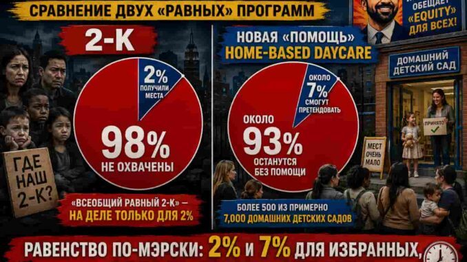 Новости Нью-Йорка - "равенство" для двух процентов одногодок детей двухлетнего возраста