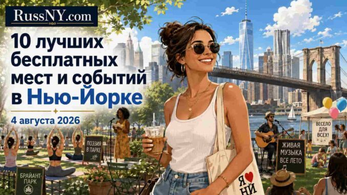 Куда бесплатно пойти в Нью-Йорке 4 августа 2026 года: 10 лучших событий - news image