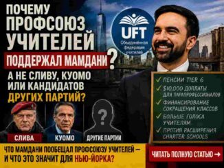 Почему профсоюз учителей Нью-Йорка поддержал Мамдани — и почему не Сливу, Куомо или другую партию ? - person in news image