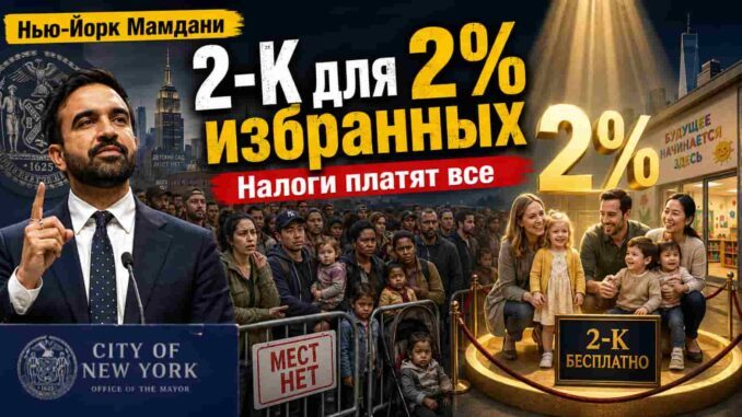 ]«Универсальная» 2-K Мамдани охватила около 2% детей: могут ли оставшиеся без места родители подать коллективный иск? - person in news image