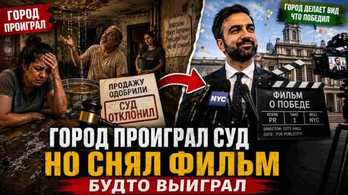 Мэрия сняла фильм о своей победе — после поражения в суде: как Мамдани «спас» 5 100 квартир