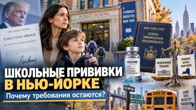 Почему в Нью-Йорке школы продолжают требовать прививки, несмотря на указ Трампа - children and classroom image