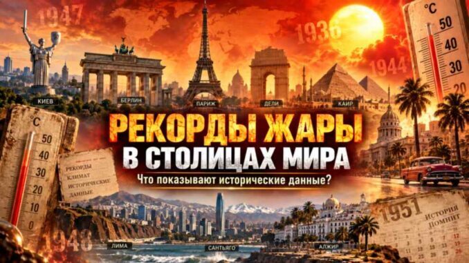 ОФИЦИАЛЬНЫЕ ЗАПИСИ РЕКОРДОВ ТЕМПЕРАТУР ПРОТИВОРЕЧАТ «ГЛОБАЛЬНОМУ ПОТЕПЛЕНИЮ» И ТЕМ, КТО СТОИТ ЗА «КЛИМАТИЧЕСКОЙ ВОЙНОЙ ПРОТИВ ЭКОНОМИК ЗАПАДА - news image