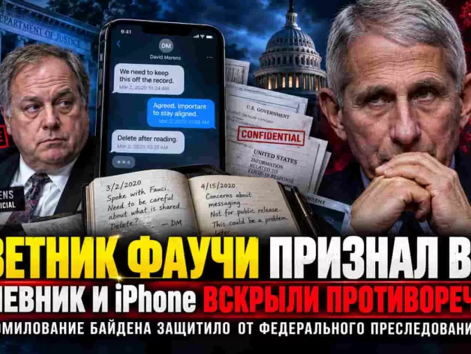 Советник Фаучи признал вину. Дневник и iPhone вскрыли противоречия COVID-политики — но помилование Байдена защитило Фаучи от федерального преследования за период пандемии - новости Нью-Йорка и США