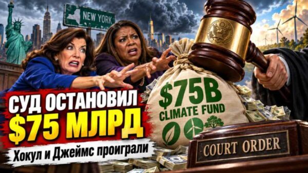 Хокул и Летиция Джеймс проиграли спор о климатических $75 млрд. Деньги пока остались вне распоряжения Олбани - news image