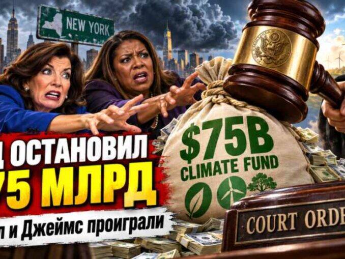 Хокул и Летиция Джеймс проиграли спор о климатических $75 млрд. Деньги пока остались вне распоряжения Олбани - news image