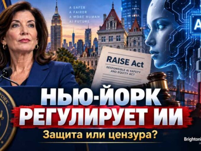 Нью-Йорк вводит регистрацию и обязательную отчетность для крупнейших разработчиков ИИ по закону RAISE Act.  Станет ли это продолжением атаки демократов  на свободу слова и войной против критики? - news image