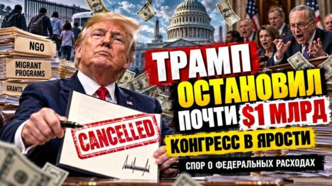 Трамп остановил почти $1 млрд федеральных расходов. Белый дом назвал их расточительными, Конгресс — незаконно отменёнными - news image