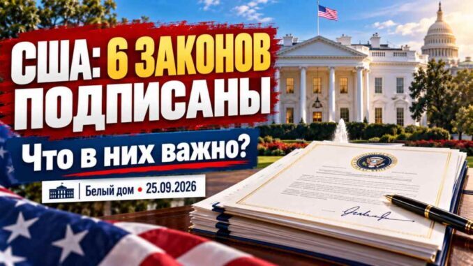 Президент США подписал сразу шесть законов: что в них важно и на что стоит обратить внимание - news image