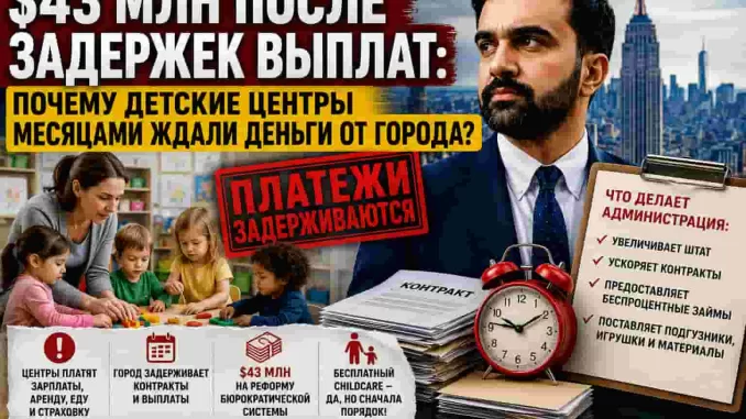Нью-Йорк выделяет $43 млн после задержек выплат детским центрам: почему поставщики услуг месяцами ждали городских денег? - news image