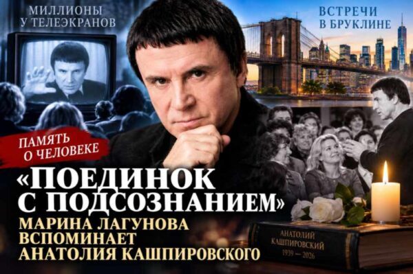 «Поединок с подсознанием»: Марина Лагунова вспоминает Анатолия Кашпировского и его встречи в Бруклине - news image