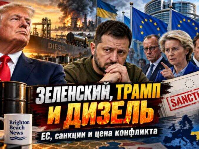 «Нагадив Трампу, Зеленыш получил шлепок от Евросоюза ?» Анализ видео Леона Вайнштейна о дизельном споре, европейском саммите и проблеме контроля американских денег - news image
